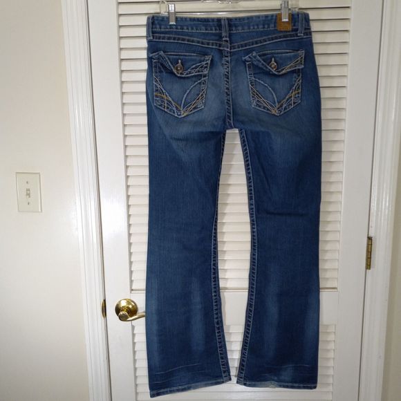 BKE Madison Jeans Tag Size 31x33.5 (Measures 32X33) Low Rise Medium Rise Boot - Picture 5 of 13